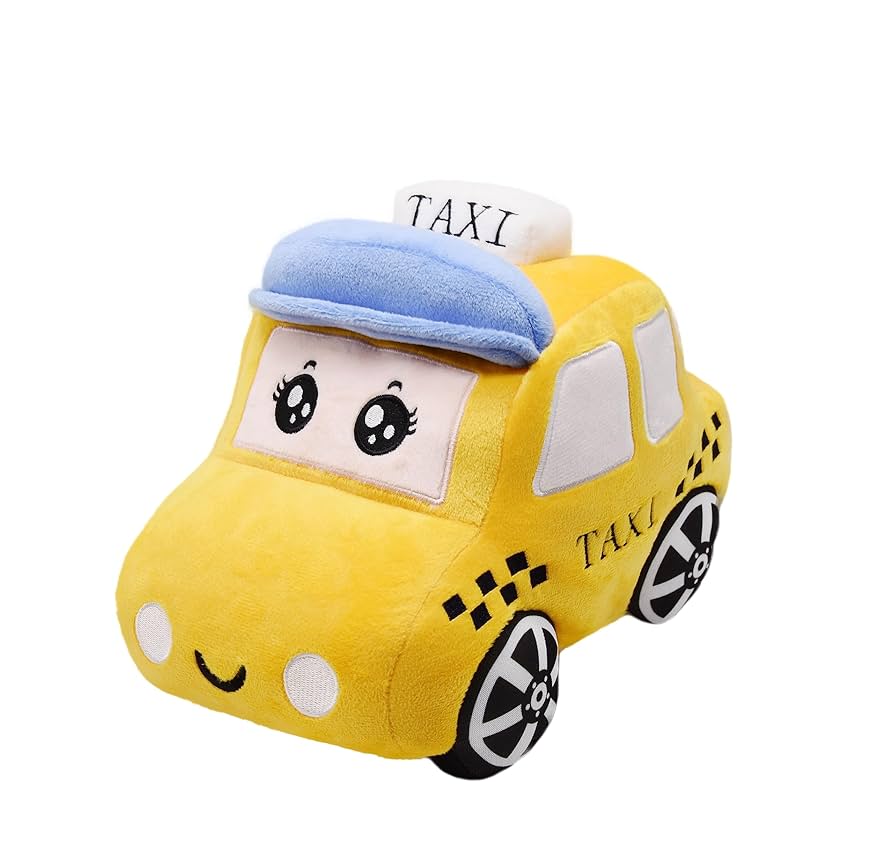 Amazon.com: YONLIT Soft Plush Taxi Stuffed Car Toy Super